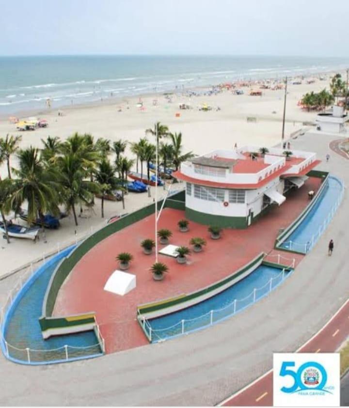 Ferienwohnung Praia Grande -Ocian Rio D'Ouro Ape 70Mt Do Mar Exterior foto
